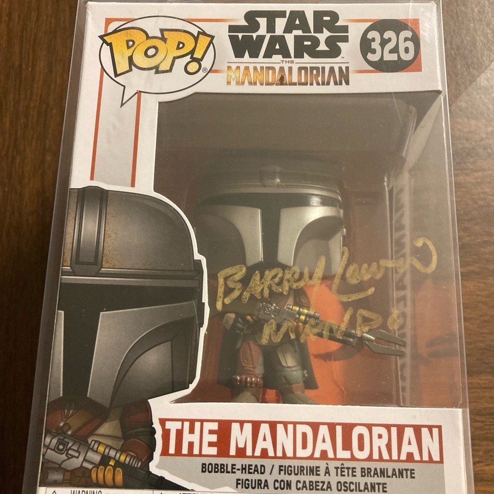 Star Wars Mandalorian #326 Signed by Barry Lowin